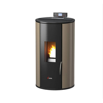 Poêle à granulés Cadel RONDO Light Bronze - Poêleplus