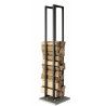 Range bûches - Woodwall Freestanding noir - 1.20m - Rais
