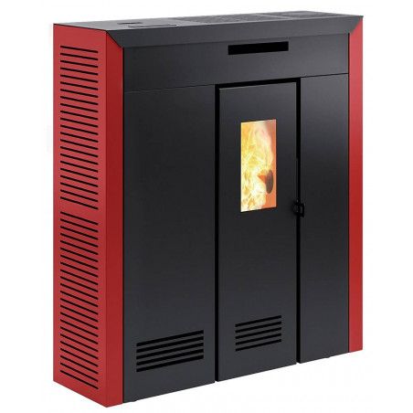 Poêle à granulés DAGLAN SLIM 9 - Invicta ref P643597 - Faible encombrement - 9 kW