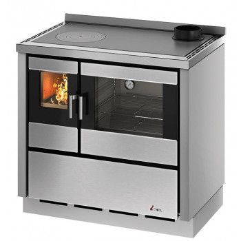 Cuisiniere a bois CADEL KOOK 90 Acier Inox