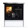 Cuisinère à bois MELISSE 75 - Deville ref C086AA01 - Blanc - 8 kW - Émaillé