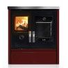 Cuisinère à bois MELISSE 75 - Deville ref C086AA03 - bordeaux - 8 kW - Émaillé