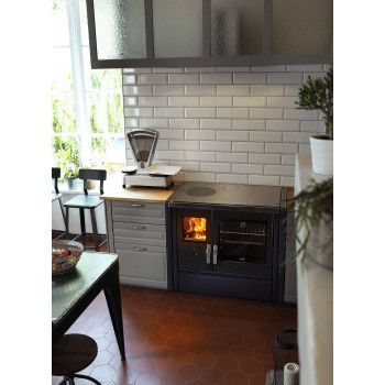 Cuisinère à bois MELISSE 90 HYDRO - Deville ref C088AC06 - 14 kW - Image d'ambiance