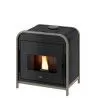 Poêle à granulés FRAME 9kw - Etanche, canalisable - Cadel