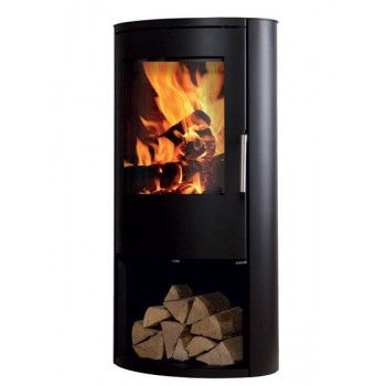 Poêle à bois - E14 - EMBER - 6 kW - Étanche - Raccordable - Acier