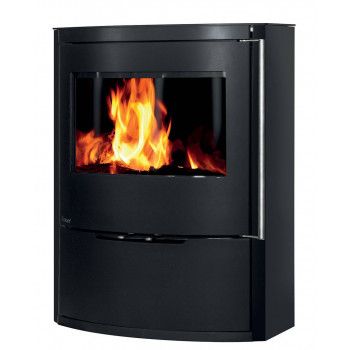 Poêle à bois en acier - O1 - EMBER - Etanche - 7.6 kW - Acier