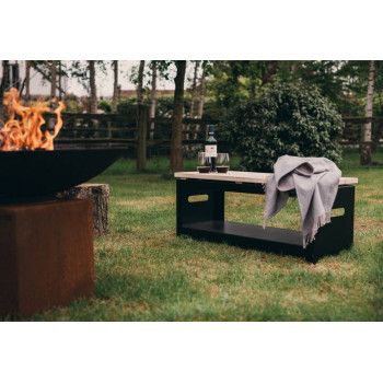 Banc extérieur - Bench B100 B - 2en1 - Range-bûches - Outr
