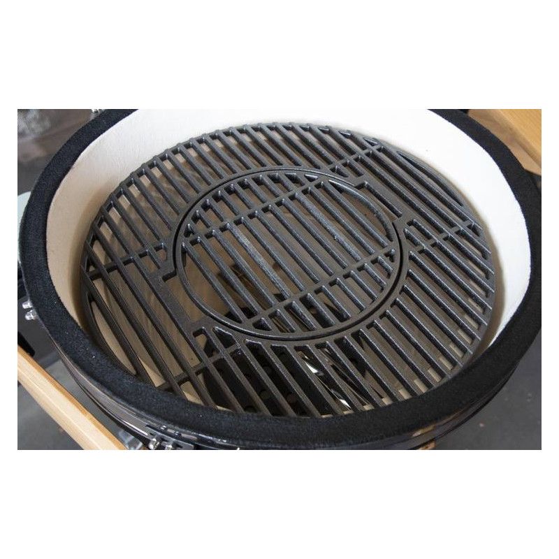 Set De 2 Grilles Demi-lune En Fonte Pour Kamado KAMAL 2 Large Barbecook
