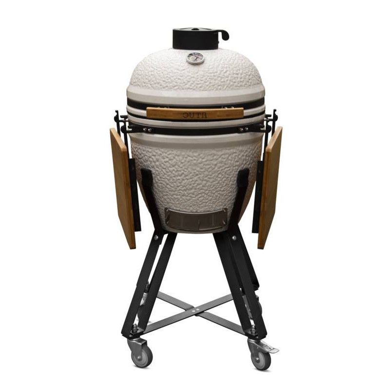 Kamado Medium 50 - Emaillé noir ou blanc - Outr