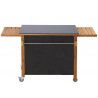 Chariot Emile - Desserte pour plancha - Outr
