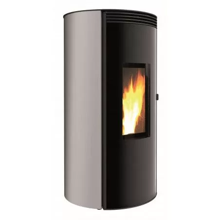 Poêle à granulés LORIA IK8 - Deville ref C077FT-08-IK8 - Sortie des fumées supérieure Poêle à granulés LORIA IK8 - Deville ref C077FT-08-IK8 - Sortie des fumées supérieure