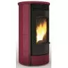 Poêle à granulés PIRANGA IK8 Bordeaux - Deville ref C077FG-03-IK8 - Habillage céramique