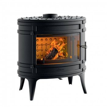 Poêle à bois en fonte Invicta Rustica 10kW 120m²