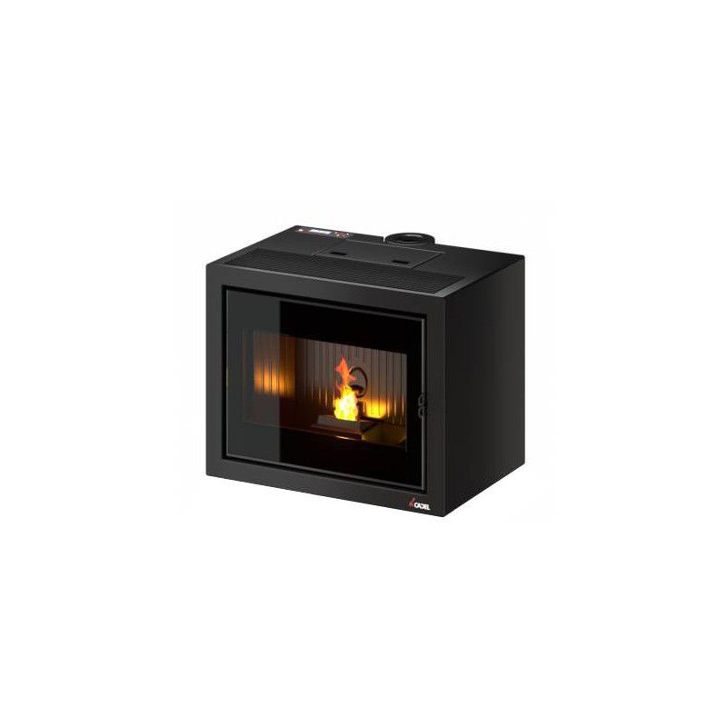 Poêle à Granulés CADEL HUBLOT 6 UP TWIN - Modèle Quasimodo 3 UP, Classe A+, Dimensions 60,5x61,4x74,9 Cm