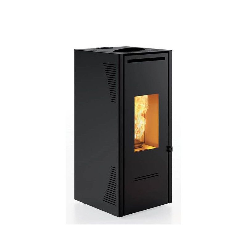 Poêle à granulés TALO 11 noir - Invicta ref P641414 - Poele 11 kw canalisable