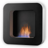 Cheminée bioethanol murale noire - CURVA BL - SAFRETTI - 100.800.111.02