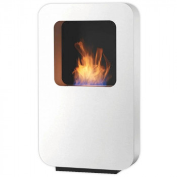 Cheminée bioéthanol CURVA XL blanche - SAFRETTI - ref -100.800.311.01