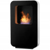 Cheminée bioéthanol CURVA XL noire - SAFRETTI - ref -100.800.311.02