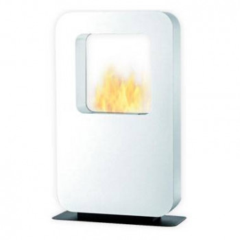 Cheminée bioéthanol CURVA XL blanche - SAFRETTI - ref 100.800.411.01