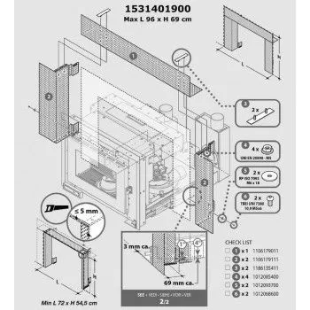 Kit de compensation insert LIERA - Deville
