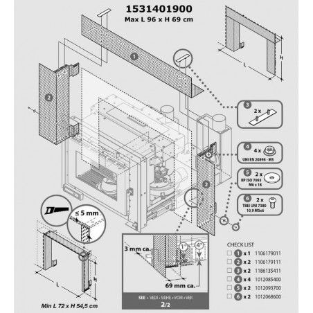 Kit de compensation insert LIERA - Deville