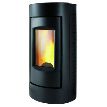 Poêle à granulés OLEA IPE6 - Invicta ref P841034 - Poele à granulés rond - 6 kW - Etanche - Ecodesign 2022