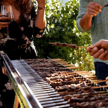 Barbecue spécial brochettes - Tecnoroast - Rotation automatique