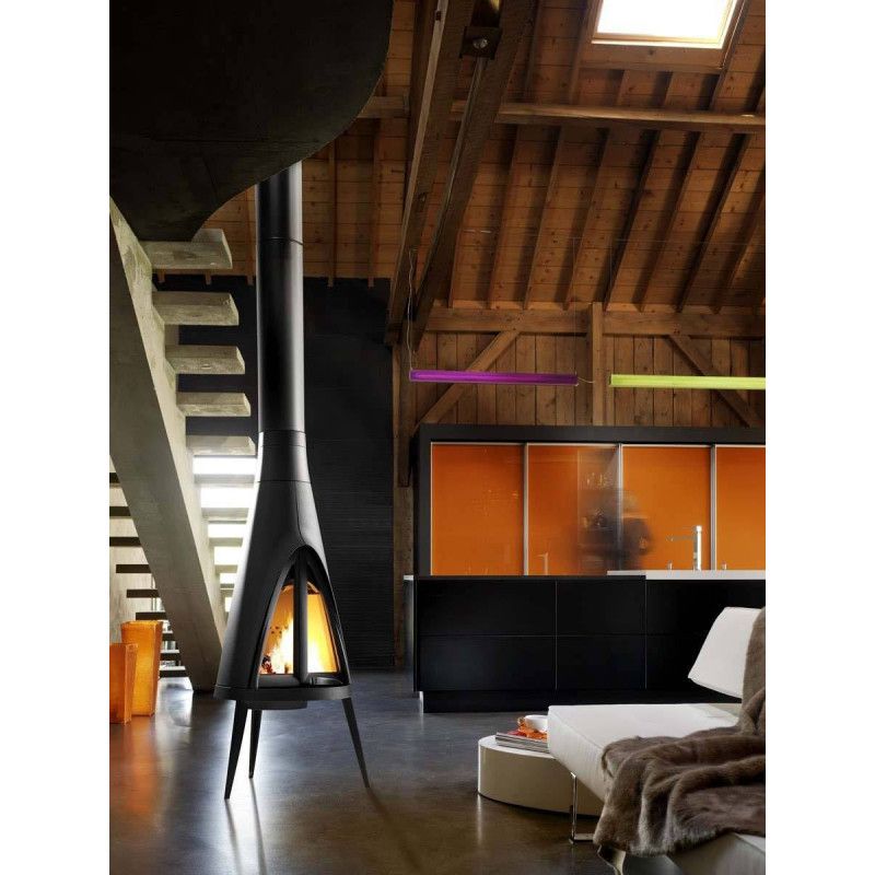 Poêle à bois Invicta TIPI - Référence P615344 - 10 kW - Poêle Plus
