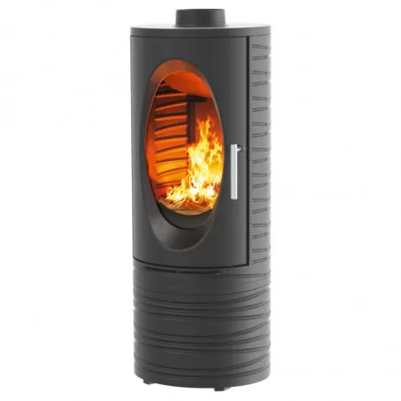 Poêle à bois TALISMAN - 420012 - GODIN - Poêle rond - 100% fonte - Moderne Poêle à bois TALISMAN - 420012 - GODIN - Poêle rond - 100% fonte - Moderne