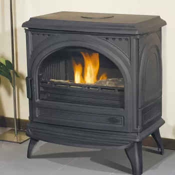 Poêle à bois SECLIN - 366109 - GODIN - Traditionnel - 9 kW - Grandes bûches