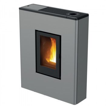 Poêle à granulés HOYA Multiair 8 XUP - Red - Silver