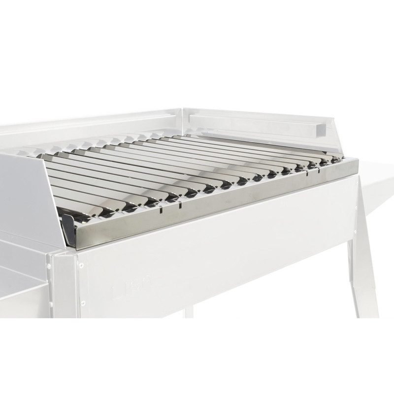 Lisa Forno Coperchio Per Barbecue A Carbone Etna E Etna Maxi In Acciaio Inox Luxury – Con Termometro E Vassoio, Made In Italy