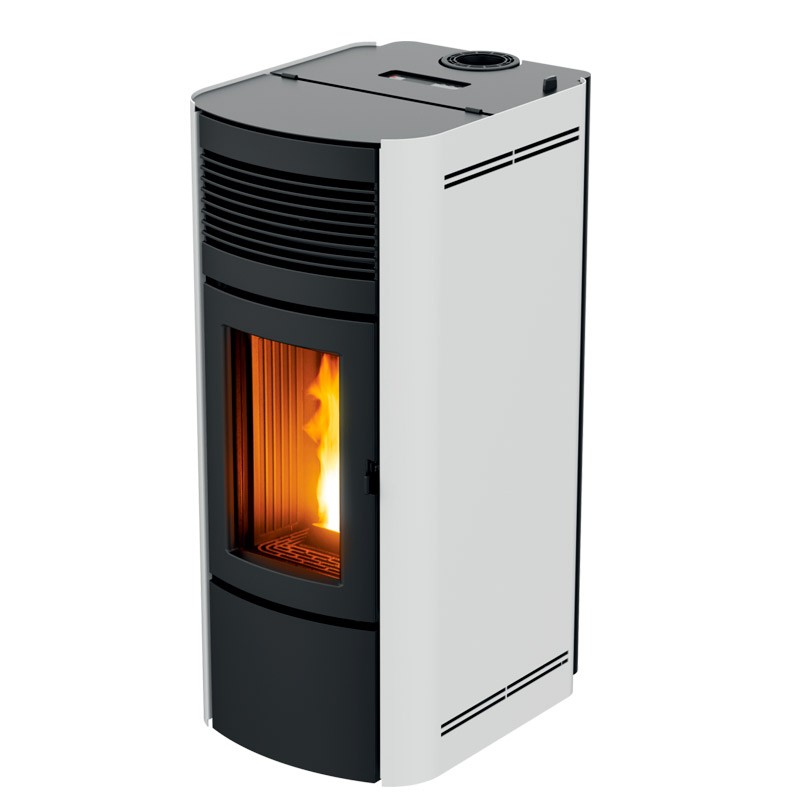 Poêle à granulés ASTER MULTIAIR 10 XUP - Red - Blanc