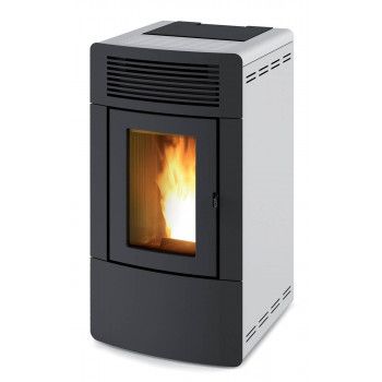 Poêle à granulés MALVA Multiair 10 - 7117002S - RED - Blanc