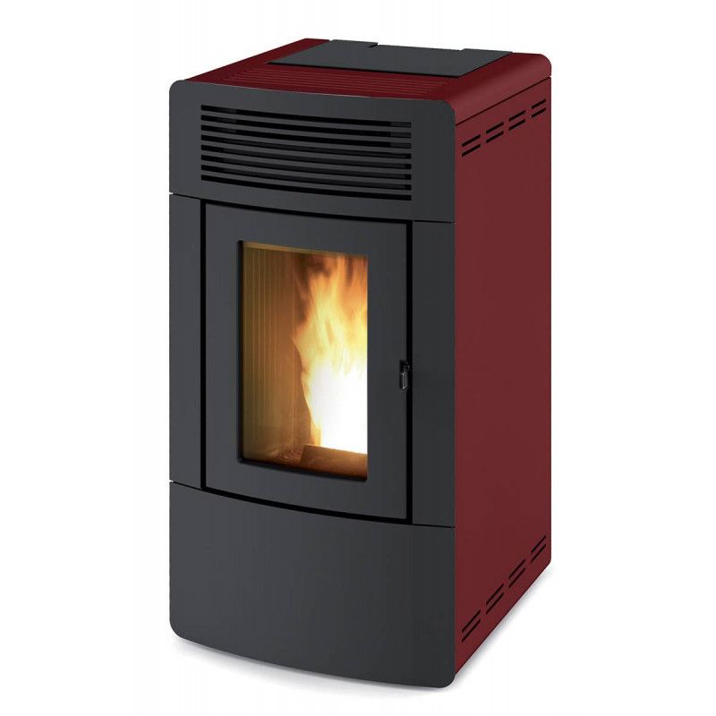 Poêle à granulés MALVA Multiair 10 - 7117002S - RED - Rouge