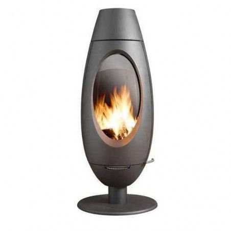 Poêle à boisODE - P914944 - INVICTA - 10 kW - Design bio