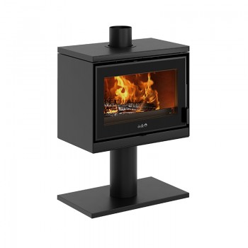 Poêle à bois SARRA SUR PIEDESTAL  - C077CJ-06 - Deville - 8 kW