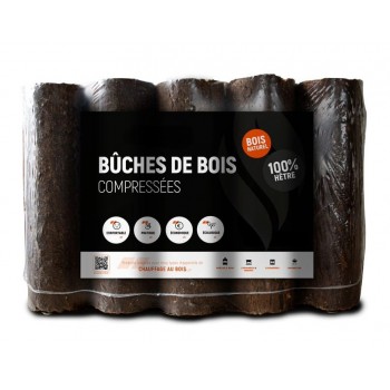 Buches compressées 100% hêtre - Livraison en bretagne