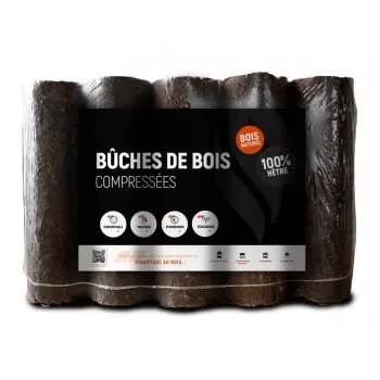 Buches compressées 100% hêtre - Livraison en bretagne
