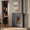 Poêle à granulés BAGGY 7 UP TWIN - 7025096 - Cadel - Grosse autonomie - poêle flat