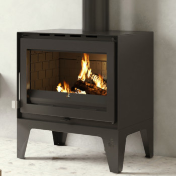 Poêle à bois - M-170 PF - ref 701C35 - exemple d'installation
