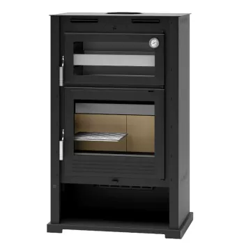 Poêle à bois M-107 - Ref 701C13 - Marque FM Calefaccion - Poêle à bois avec four intégré