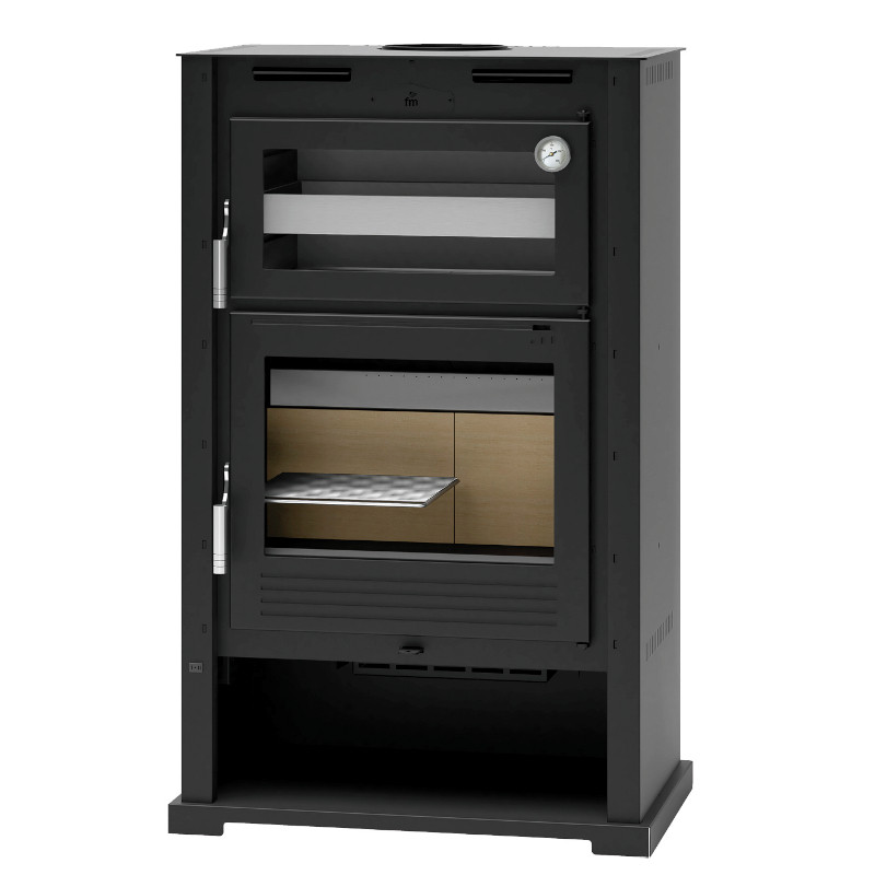 Poêle à bois M-107 - Ref 701C13 - Marque FM Calefaccion - Poêle à bois avec four intégré