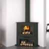 Poêle à bois CH-5 - Ref 705C07 - Poêle à bois d'angle - 15 kW - FM Calefaccion - Image d'ambiance
