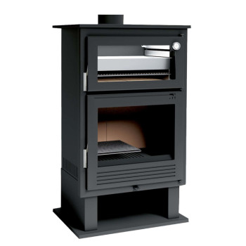 Poêle à bois CH 8 - ref 705C14 - Poêle avec four - FM Calefaccion