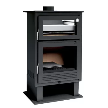 Poêle à bois CH 8 - ref 705C14 - Poêle avec four - FM Calefaccion