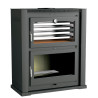 Poêle à bois HL-200 - ref 706C03 - Poêle avec très grand four inox - Foyer vermiculite - Haut de gamme - FM Calefaccion