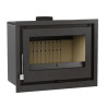 Insert à bois  I-170 - ref 702C01 - 70 cm - 12 à 17 kW - acier et fonte