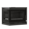 Insert à bois  IT-172 IFK - ref 702C33 - 70 cm - 12 à 17 kW -  Foyer fonte - Deux côtés vitrés - FM Calefaccion