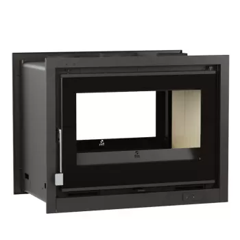 Insert à bois  IT-172 DK - ref 702C64 - 70 cm - 12 à 17 kW -  Foyer vermiculite - Double face - Double porte - FM Calefaccion